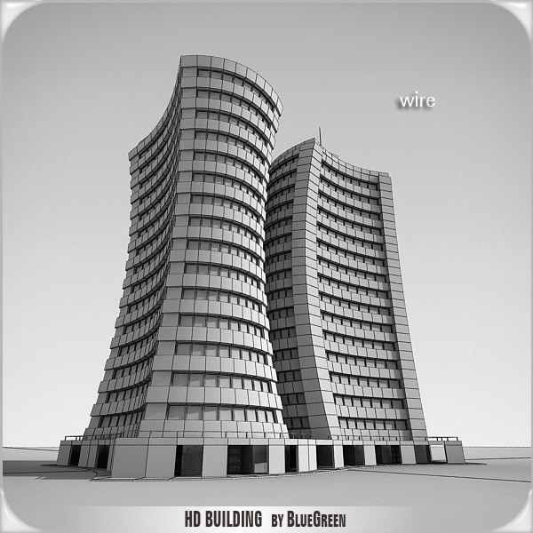 3d model of definition building