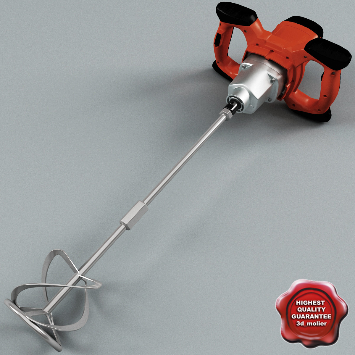 industrial electric hand mixer 3d model