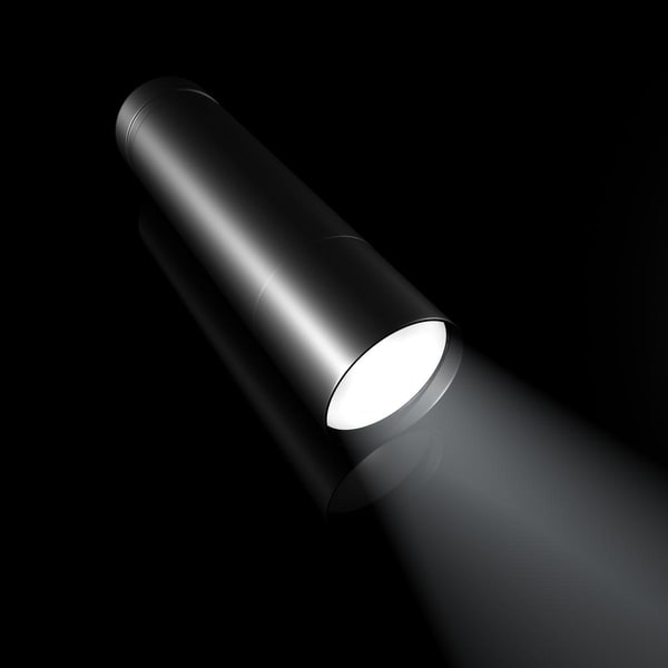 flashlight light 3d obj