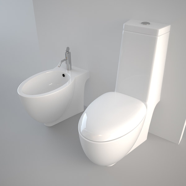 toilet design bidet 3d model