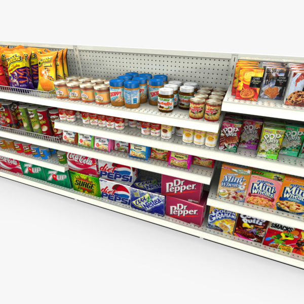 grocery shelves retail max
