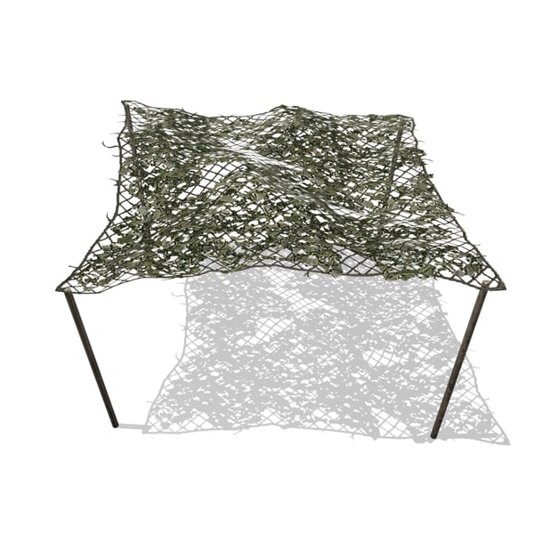camouflage net 3d max