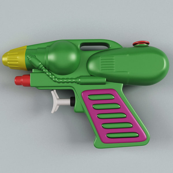 water guns 3d model