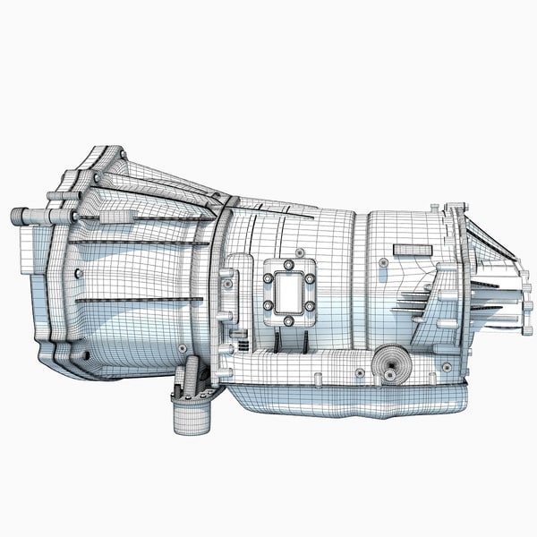allison speed automatic transmission 3d model