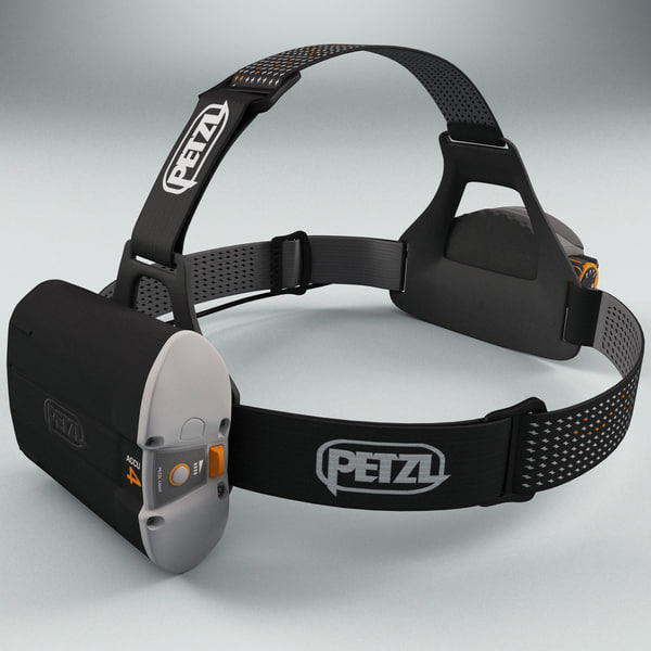 3d model headlamp petzl v2