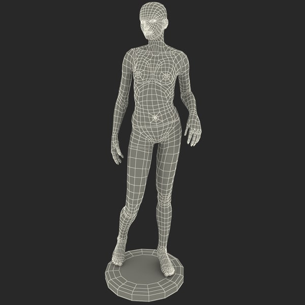 female mannequins 3d model