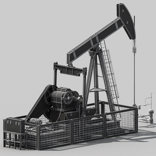 3d oil pump jack