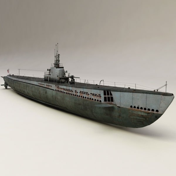 3d ww2 submarines 2 model WW2 Submarines Collection... by 3d_molier