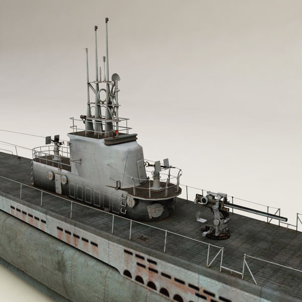 3d ww2 submarines 2 model WW2 Submarines Collection... by 3d_molier