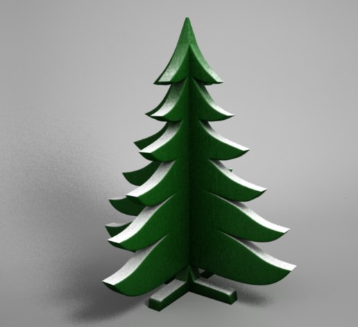 3d model decorative christmas tree 3d model decorative christmas tree