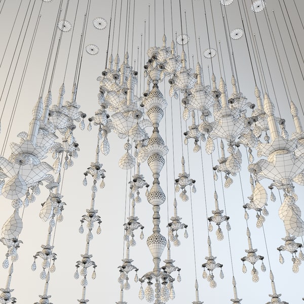 3ds max chandelier windfall