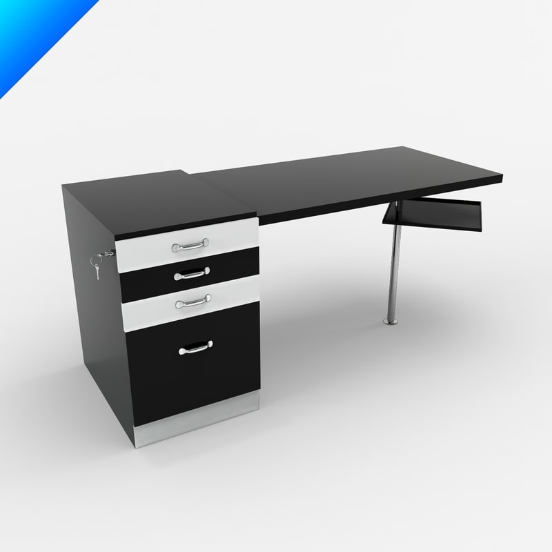 marcel breuer writing desk 3d model marcel breuer writing desk 3d model