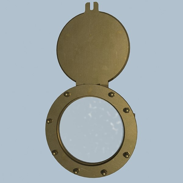 3d model ship porthole