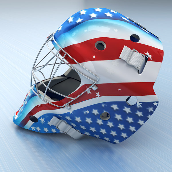3ds ice hockey goalie helmet