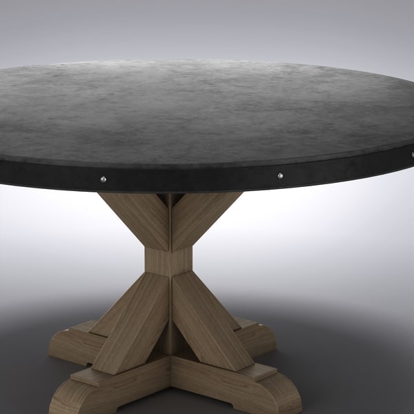 french louis xvi dining table 3d max