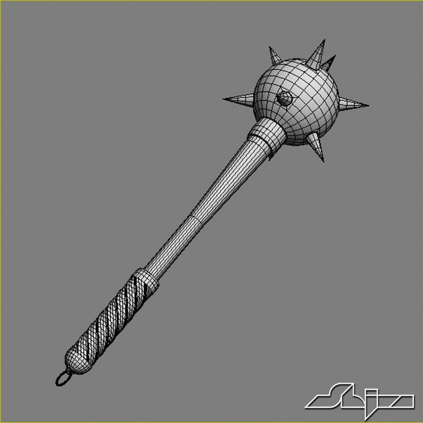 mace morningstar 1 3d model