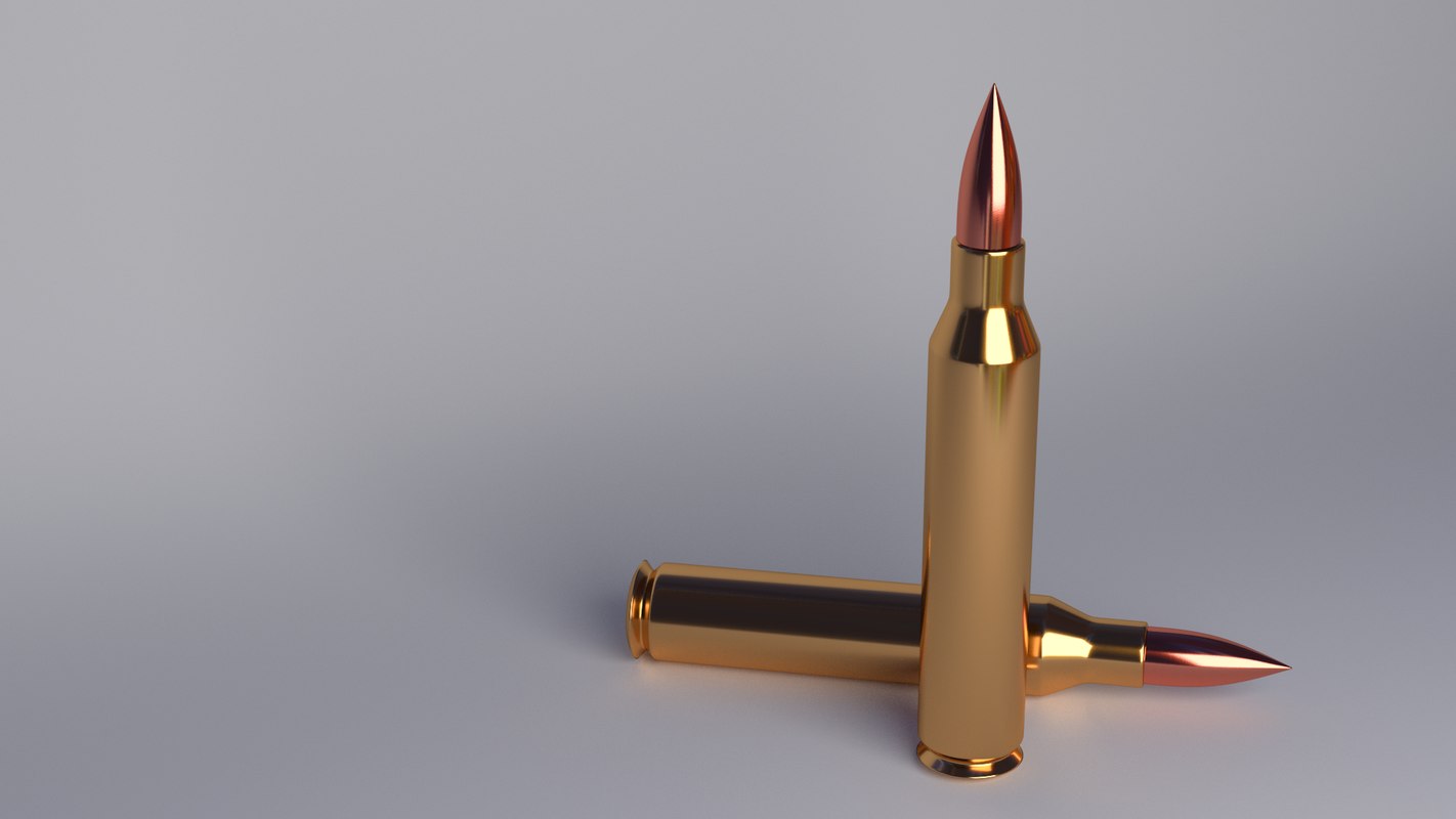 bullet blender cycles 3d model