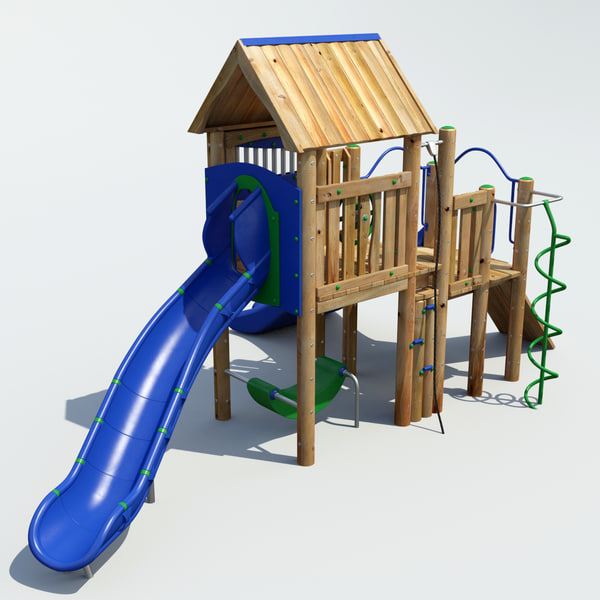 3d model big toys playground