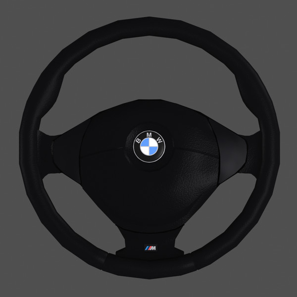 3ds max bmw e36 steering wheel