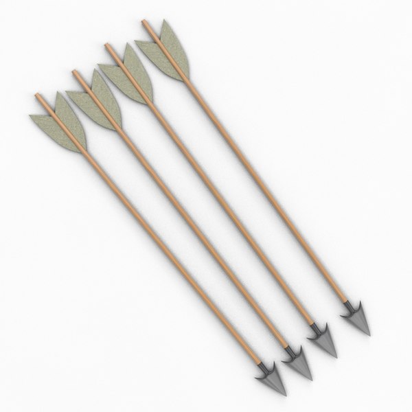 3d model arrows quiver