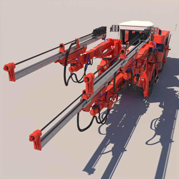3d sandvik mining machines model