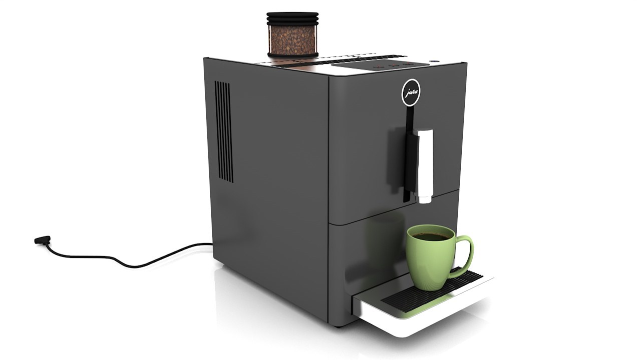 jura coffee machine c4d