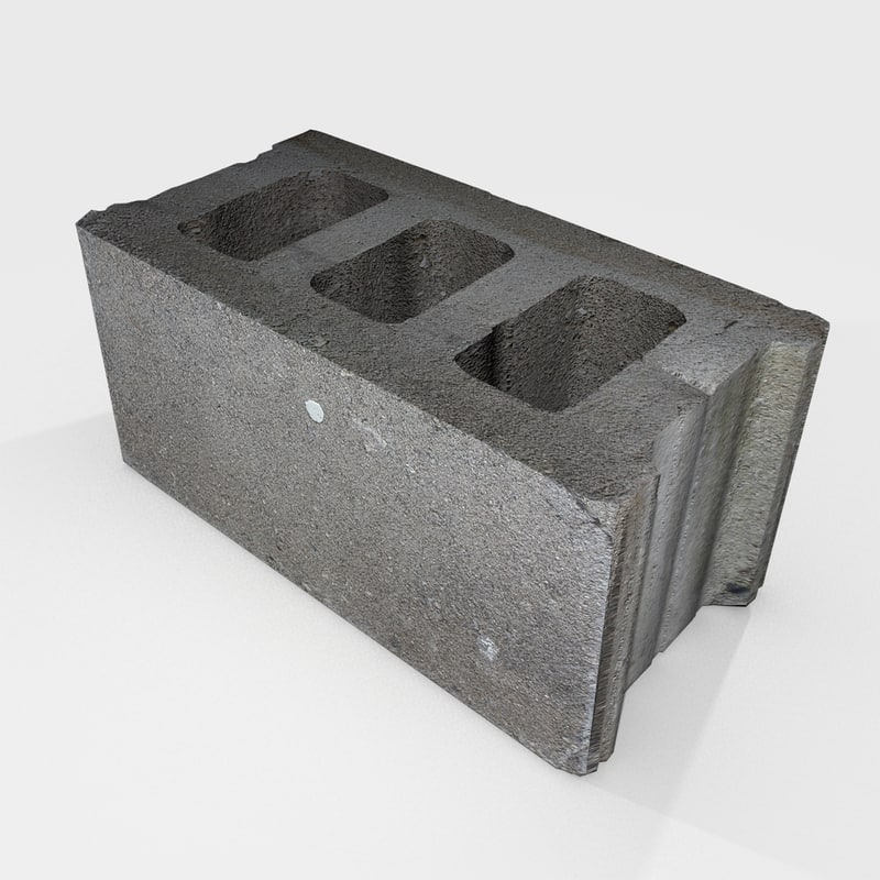 3ds max cmu cinder block