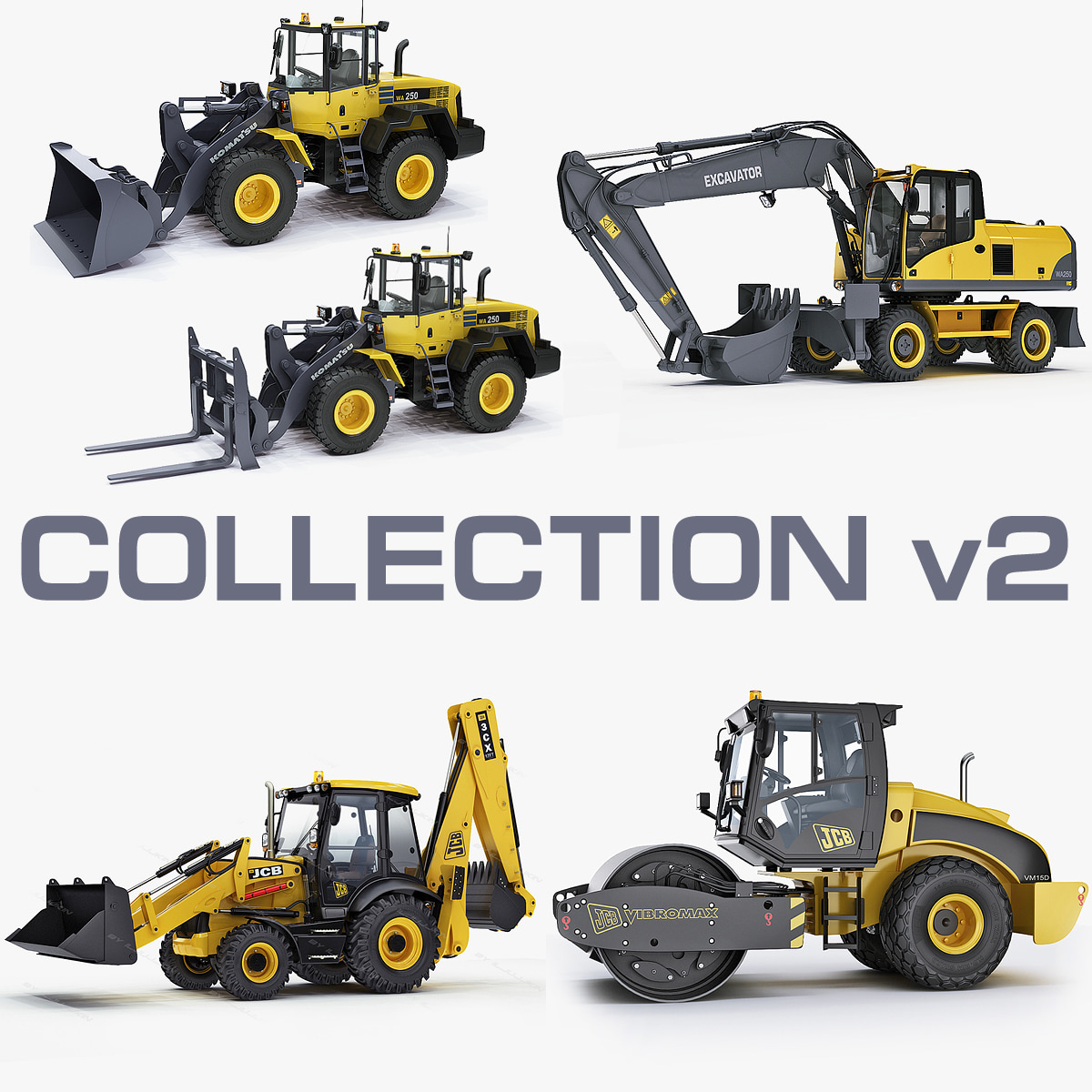 Heavy Construction Vehicles : Heavy vehicle excavator big d max