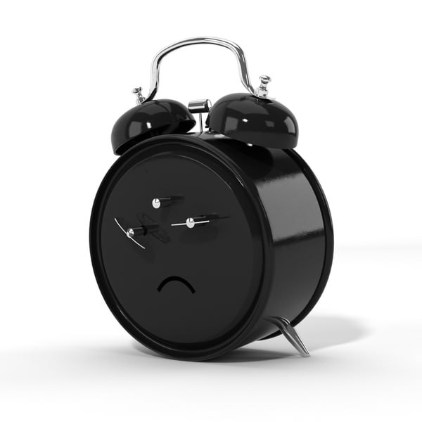 3d realistic alarm clock ikea