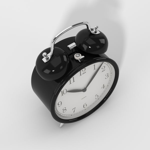 3d realistic alarm clock ikea