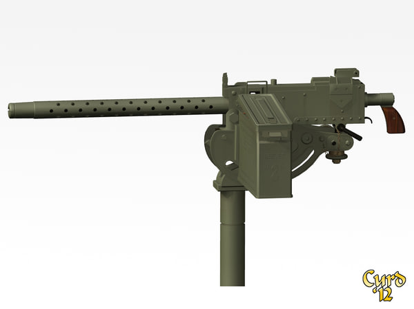 3d m1919 machine gun