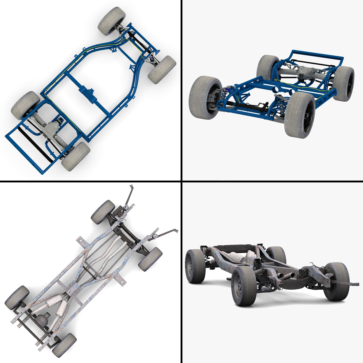 car chassis 3d model