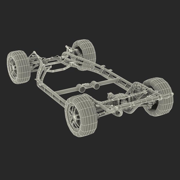 car chassis 3d model