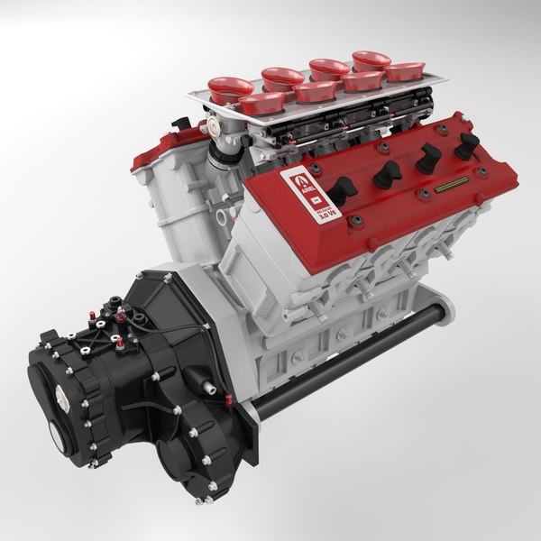 V8 Engine 3D Model Free