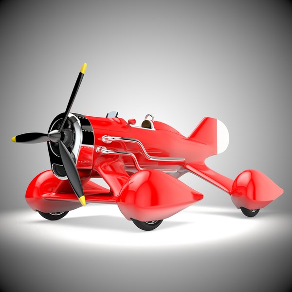 3d race car propeller model