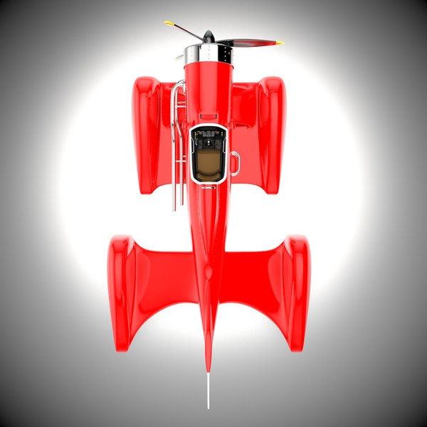 3d race car propeller model