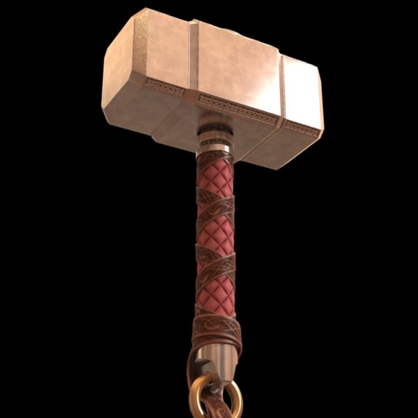 3d hammer thor model