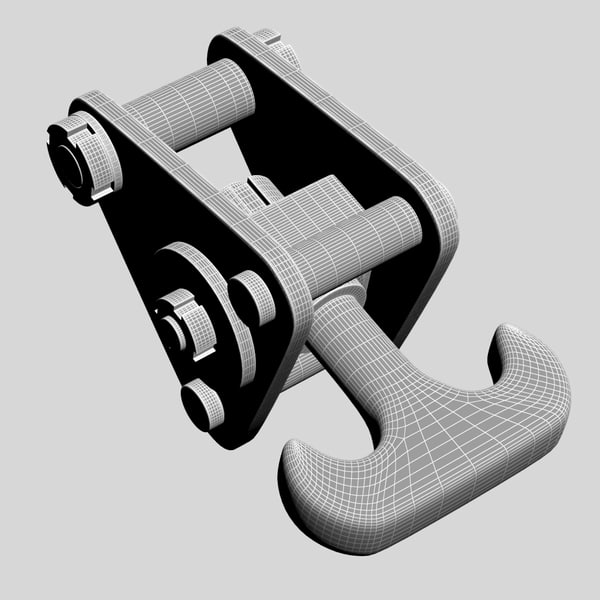 crane hook 3d model