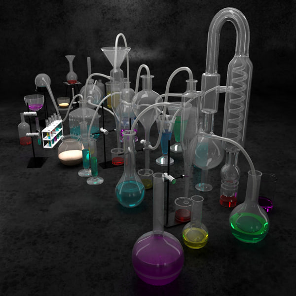 3d model lab equipment