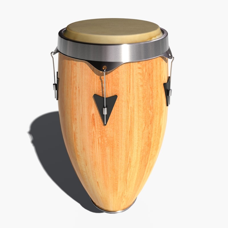 conga drum 3d max