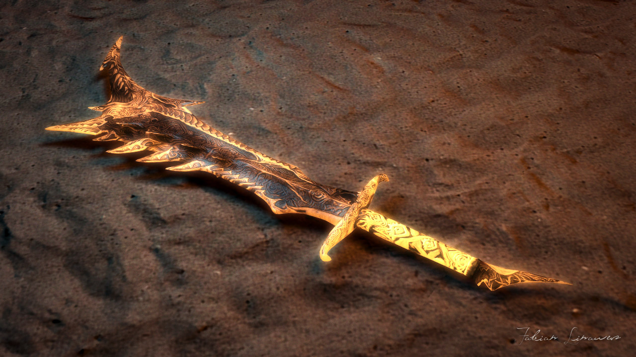 how to draw sword in prince of persia