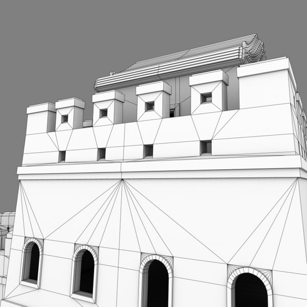 3d 3ds great wall china