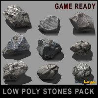 Low Poly Stones Pack