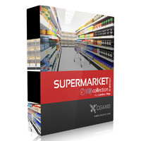 3ds max volume 32 supermarket market
