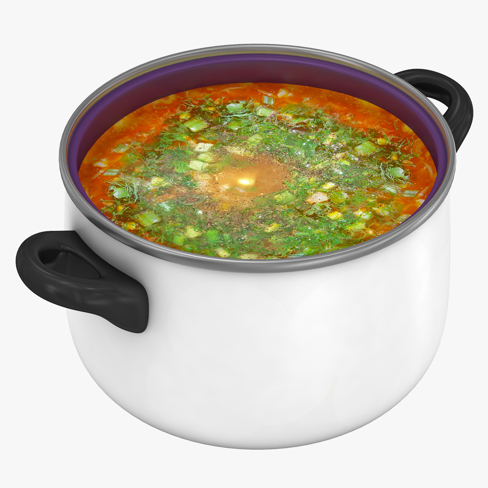 3d c4d pot soup 2