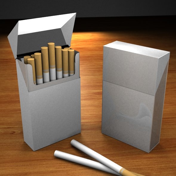cigarette boxes 3d max boxes of cigarettes