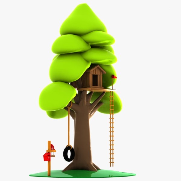 cartoon tree house 3ds