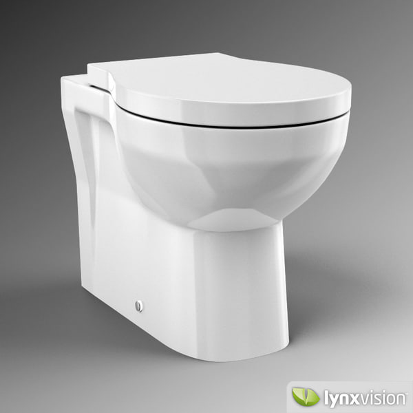 toilet bidet duravit 3d model