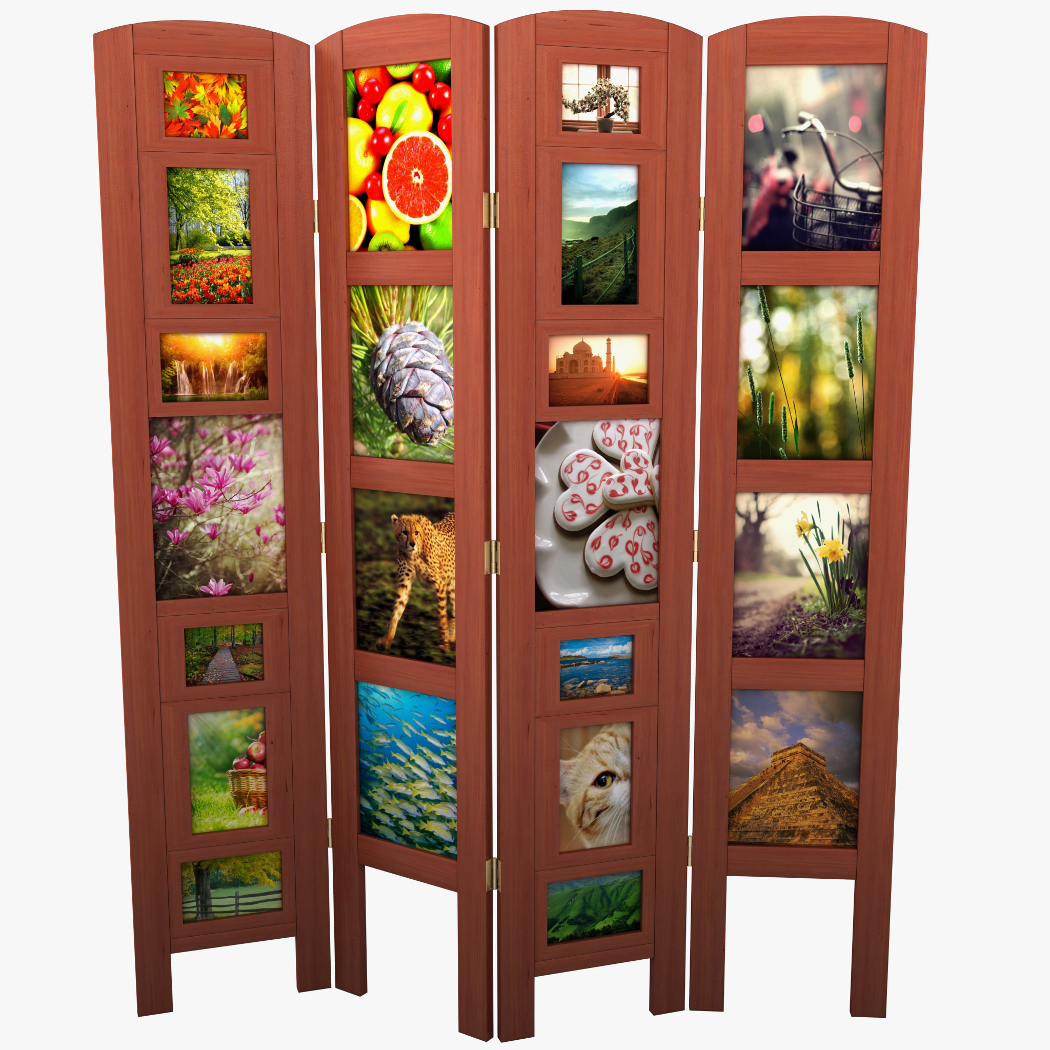 photo frame room divider 3d model