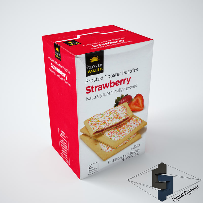 3d clover valley strawberry model